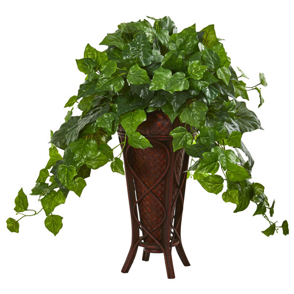 Charlton Home® 32" Artificial Ivy Plant in Planter Wayfair